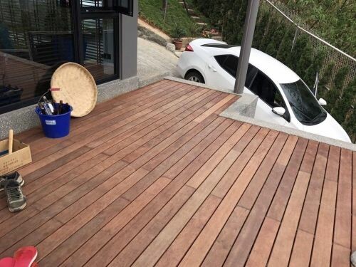 陽明山永公路別墅戶外地板