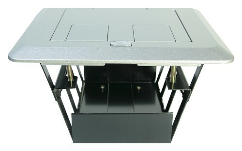 鋅合金掀蓋式插座盒